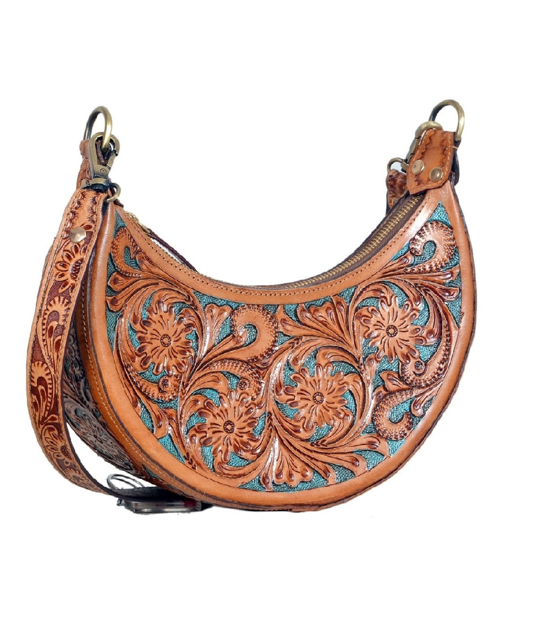 Pure Leather Handbags For women - Moon Shaped Hand-Carving bags, Crafted Premium Geniune Leather Handmade Women's Hobo Bag - Unique, Versatile, and Stylish Gift For Girlfriend,mom