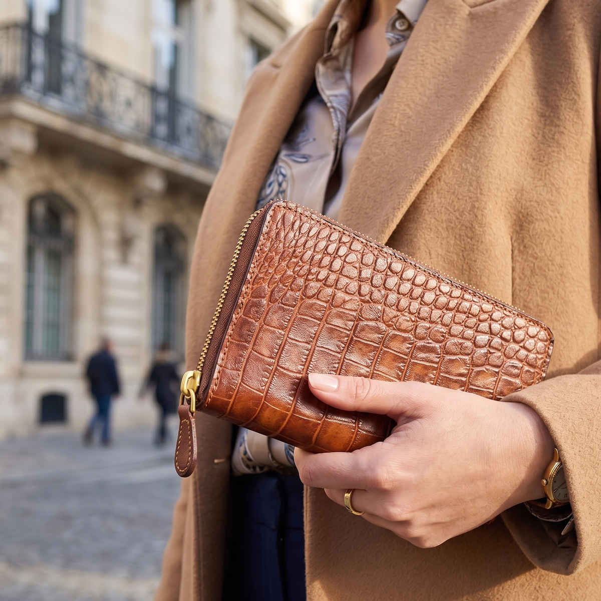 Handmade Croc Clutch For women
