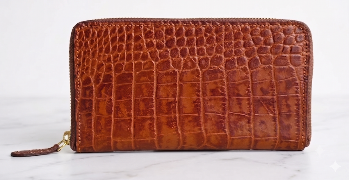 Handmade Croc Clutch For women