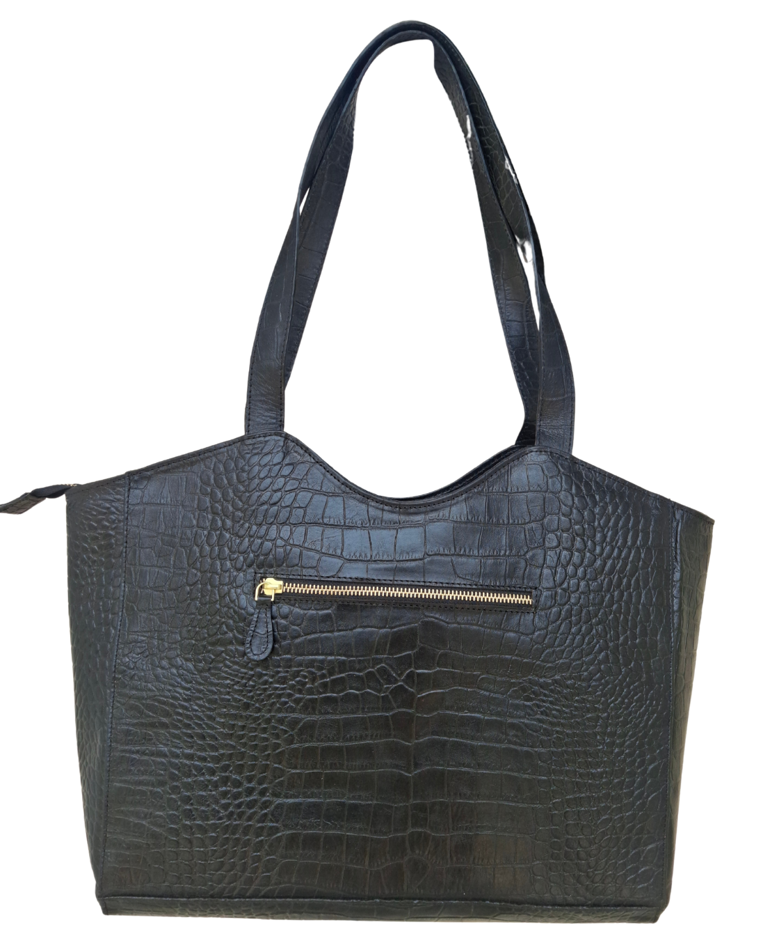 Genuine Leather Croc Handbag for Women- Gifts For women ,,Fashion Casual Leather Handbag