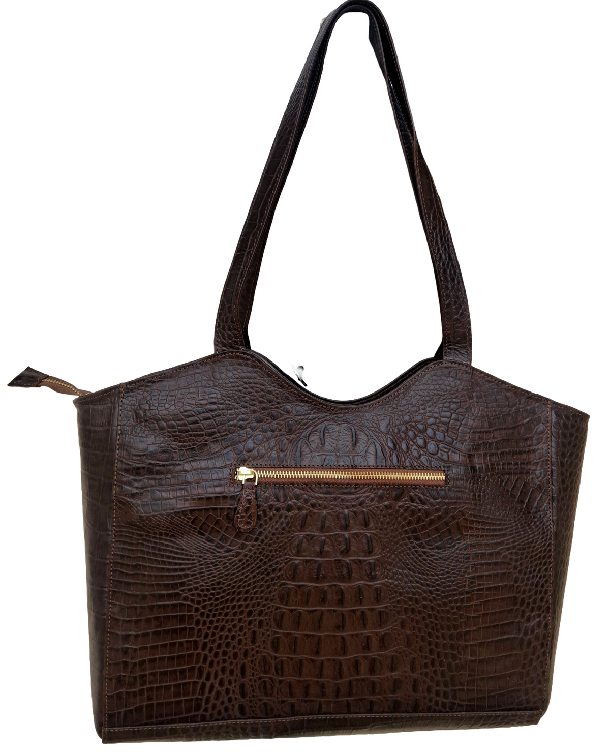 Genuine Leather Croc Handbag for Women- Gifts For women ,,Fashion Casual Leather Handbag