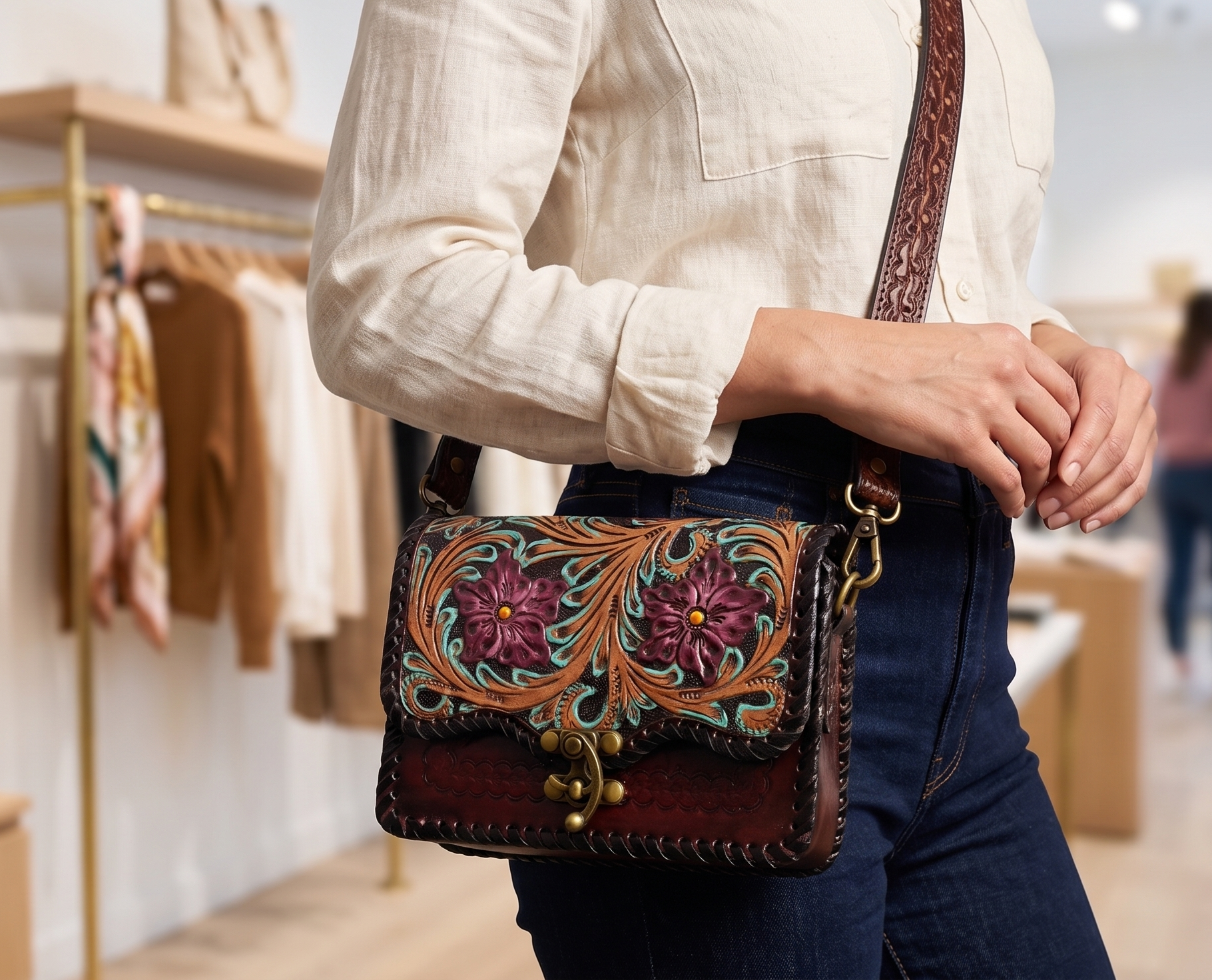 Handmade Sling Bag For Women