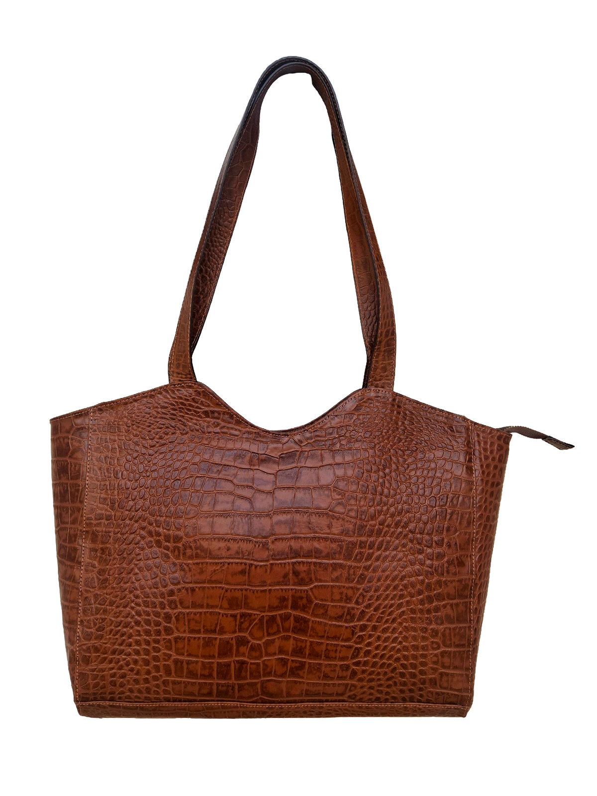 Genuine Leather Croc Handbag for Women- Gifts For women ,,Fashion Casual Leather Handbag